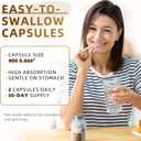 iMATCHME Grass Fed Beef Organ Supplement with Beef Liver & Adrenals, R-Lipoic Acid for Liver Detox, Antioxidant, Energy & Overall Health, 60 Count (Pack of 1) | Easy to Swallow | for Women and Men