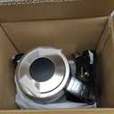 TOPZEE 1.7L Glass Electric Kettle for Coffee & Tea, Hot Water Boiler with 6 Preset Temperatures, Keep Warm and Memory Function, Auto Shut-off & Dry Boil Protection, BPA Free, Rapid Boil, 1500W, Silver