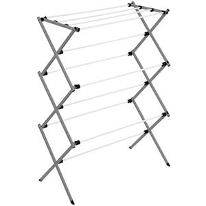 Honey-Can-Do Collapsible Clothes Drying Rack – Durable, Space-Saving Laundry & Towel Rack, Sturdy Clothing Rack for Hanging Clothes Indoors & Outdoors, Steel
