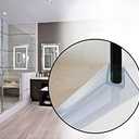 2-Pack Butecare Frameless Shower Door Bottom Seal for Glass Doors Stop Shower Leaks and Create a Water Barrier (1/2 x 39)