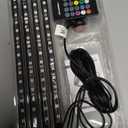 Monster 4pk LED USB Smart Light Strips with App Control: Multi-Colored PVC & ABS, Automotive Novelty, Car LED Lights