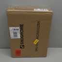 Snughome Corner Shelf with Metal Frame, 3 Tier Corner Storage Organizer, Freestanding Corner Bookshelf Stand Display Rack for Kitchen, Living Room, Black