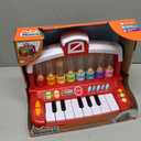 Farm Animals Keyboard Preschool Learning Toy with Silly Sounds and Light-Up Piano with Learning Songs for Infants, 13 inches