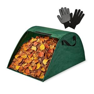 Leaf Collector Bag with Gardening Gloves – 100L Leaf Collector and Leaf Cleanup for Yard, Leaf Bag for Leaves and Leaf Scooper with Garden Waste Bag, Easy Leaves Collector Pack of 10 Leaf Collector Bag with Gardening Gloves – 100L Leaf Collector and Leaf Cleanup for Yard, Leaf Bag for Leaves and Leaf Scooper with Garden Waste Bag, Easy Leaves Collector Pack of 10