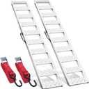 Aluminum Loading Ramps, 78 x 12 in, 1,300 lb per Pair, 2 Pack