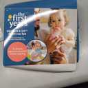 The First Years Squeeze & Sip Toddler Straw Cups Squeezable Transition Sippy Cup with Silicone Straw Toddler Feeding Supplies Pink/Purple/Blue 7 Oz 3 Count Ages 6 Months and Up Miss