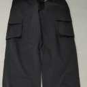 JMIERR Men's Casual Cargo Joggers Pants Stretch Elastic Waist Drawstring Tapered Sweatpants with Pockets (Large, Black)