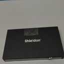 SHIELDON Genuine Leather Wallet Case for iPhone 17 Pro 6.3" 2025 | Flip Cover | Magnetic Closure | RFID Blocking Credit Card Holder | Kickstand | Shockproof Phone Cover | Retro Brown