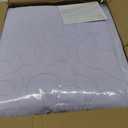 Cmfshape Oversized King Quilt Set Bedspread 120x120-Lavender California King Quilts 3 PCS-Lightweight Quilted Bedding Extra Large-Floral Coverlet for All Season