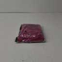 ZESICA Women's 2025 Casual Striped Midi Dress Crewneck Short Sleeve Button Ribbed Knit Swing Pleated A Line Dresses L