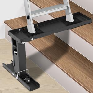 Foozet Ladder Extender Pro, Ladder Stabilizer High Strength, Ladder Leveler14.5”-18” Adjustable Height Range for Single and Extension Ladders,Step Ladder Leveler