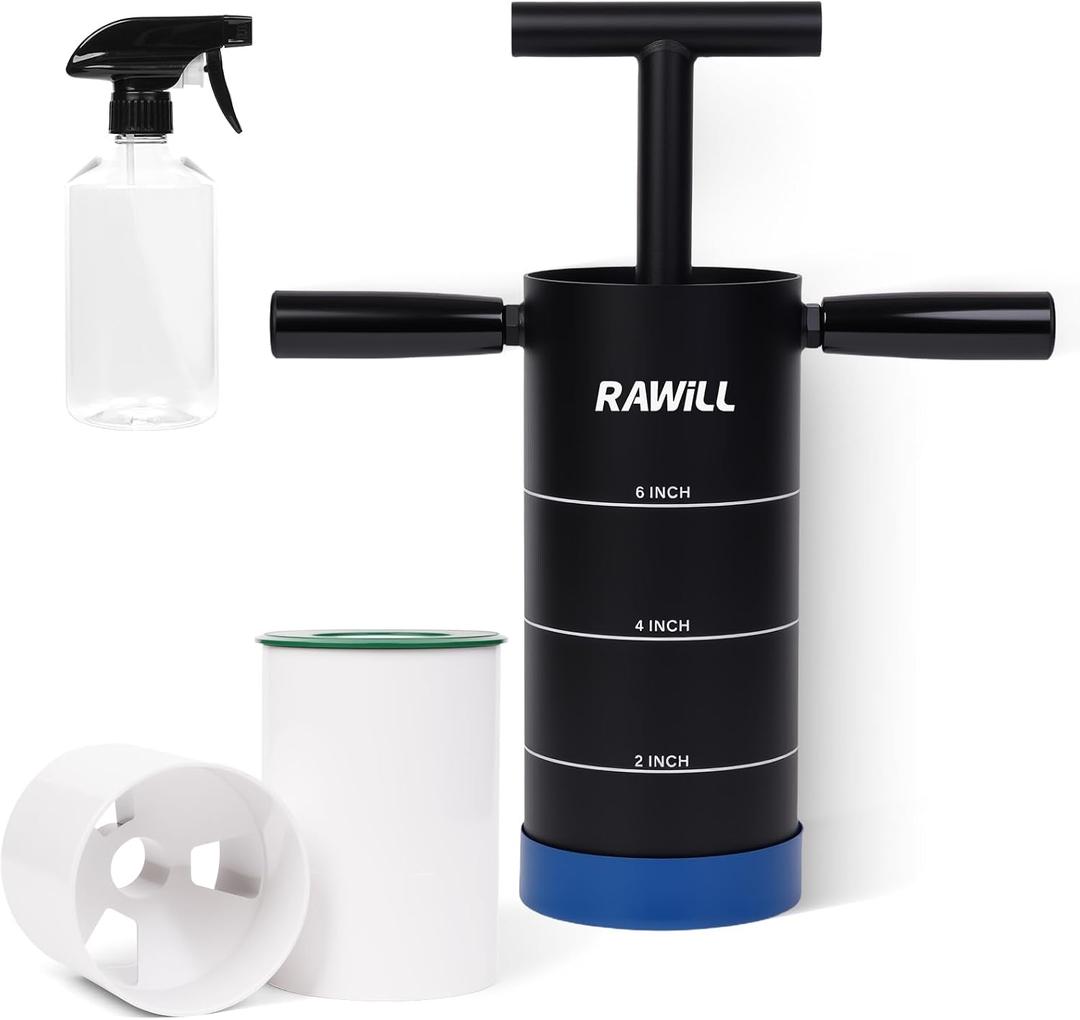 RAWILL Golf Hole Cutter Set with Golf Hole Cup, 4 inch and 6 inch