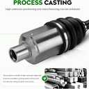Front Right CV Axle Shaft Assembly Fit for Chevy Malibu 20082012 2.4L (6-Speed Auto, Not for Hybrid), Pontiac G6 20092010 2.4L & Saturn Aura 2009 2.4L, Passenger Side