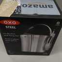Oggi Insulated Ice Bucket, 4 Quart / 3.8 L, Stainless Steel, Black.