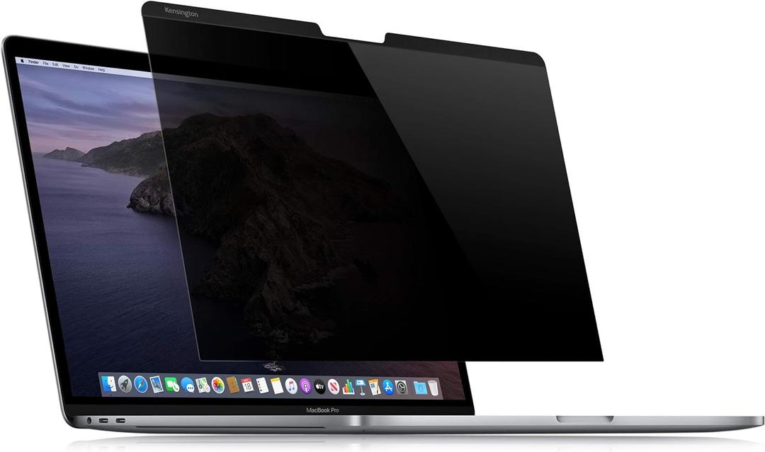 Kensington MP13 Magnetic Macbook Pro Privacy Screen for 13 inch (2016-2022, M1, M2)/ Macbook Air 13 inch (2018-2021, M1), Removable Laptop Privacy Filter, Macbook Mac Screen Protector, K64490WW