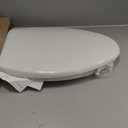 Mayfair Caswell Modern Slow Close Toilet Seat, Durable Plastic, Elongated, White