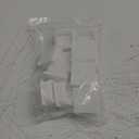 Hordion 12 Pcs 1 1/2" Square Plastic Plugs, White Tubing End Cap Chair Leg Inserts for Pipe Post Chairs Furniture