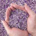 3 Lb Amethyst Crushed Stones Quartz Crystals Chips Bulk, Natural Tumbled Healing Stones for Decorative Fish Tank Vase Fillers Aquarium Gravel Rocks