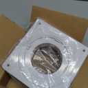 Dryer Vent Connector Kit, Dryer Vent Wall Plate with Quick Connect & Disconnect, Twist Lock Dryer Duct Connector Kit Fits 4 Inch Tubes, Covers Area 7 Inch x 7 Inch, for Dryer Washer Bathroom (No hoses)