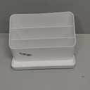 iDesign Linus BPA-Free Plastic 3-Tier Packet Organizer - 6.25" x 5.75" x 5", White  
