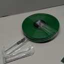 Jin&Bao Sprinkler Hose with Holes 50FT, Heavy Duty Watering Garden Hose, High-Efficiency Sprinklers System for Lawn and Garden with Staples