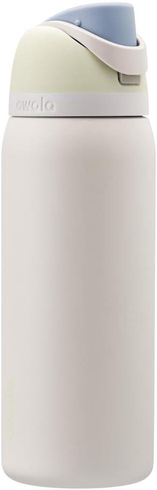 Owala FreeSip Insulated Stainless Steel Water Bottle with Straw for Sports and Travel, BPA-Free, 32oz, Iced Breeze