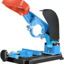 Adjustable Angle Grinder Stand, 38mm - 48mm Clamping Range with 0-45 Adjust Cutting Angle, Dual Use Bracket Holder for Angle Grinder and Hammer Drill