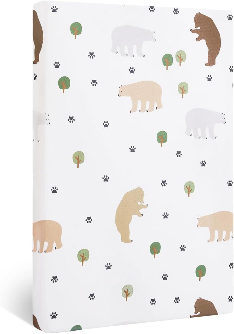lasoftan Pack and Play Mattress - 38" x 26" Soft Breathable Portable Mattres Waterproof & Washable Perfectly fits Pack n Play