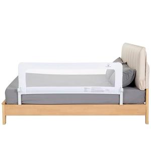 ComfyBumpy 1-Pack Bed Rail for Toddlers 55.5" L x 23.5" H | Extra Tall Toddler Bed Rails for Twin, Full, Queen & King Mattress Size | Swing Down Rail Guard | Mattress Side Rail for Kids | White