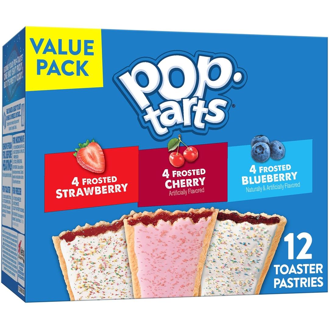 Pop-Tarts Toaster Pastries, Breakfast Foods, Kids Snacks, Variety Pack (12 Pop-Tarts) BB 11/5/26