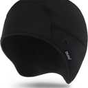 Zylioo 2XL/XL/L/M/S Fleece Skull Cap,Thermal Ski Hats,Cycling Helmet Liner,Winter Athletic Beanie Hat for Men Women