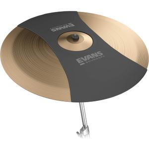 Evans Soundoff Drum Mute Pads - Great to Silence Acoustic Kits - Fits 22" Ride Cymbals