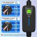 EV Charger Level 2, 32 Amp, 25ft Cable, 7.68KW, 220V-240V, NEMA 14-50P