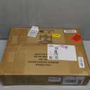 LUE BONA HDPS Shower Benches for Inside Shower, Gray Shower Stool for Shaving Legs with Shelf, Waterproof Shower Chair Seat for Spa Bathroom, Weather Resistant/NonSlip/Handles/Indoor or Outdoor Use (Light Gray-oil Printed)