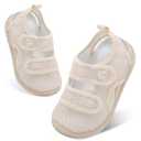 JIASUQI Toddler boys sandals for girls water shoes baby boy shoes for toddler sandals Beige Size 9-9.5