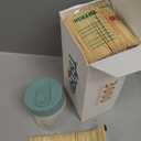 TRTRin Bamboo Toothpicks [3000 Count]  With Reusable Toothpick Holder, Sturdy Smooth Finish Tooth Picks, for Party, Appetizer, Olive, Barbecue, Fruit and Teeth Cleaning, Green.