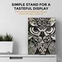 TR-LIFE 3 Pack 10 Inch Large Plate Stands for Display - Metal Plate Holder Display Stand + Picture Frame Holder Stand + Small Easels for Decorative Plate, Platter, Book, Plaques, Photo, Tabletop Art