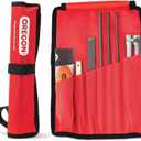 Oregon Universal Chainsaw Field 7pc Sharpening Kit - Includes 5/32", 3/16", and 7/32" Round Files, 6" Flat File, Handle, Filing Guide, and Travel Pouch (617067)