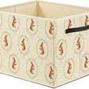 Bunny Storage Bin for Kids, Toy Book Clothes Organizer, Easter Rabbit Nursery Laundry Basket for Baby Boys Girls Room Decor