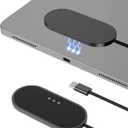 Magnetic Wireless Charger for iPad Pro 11 (2024/2025 M4) ONLY, 45W Fast Charging Smart Connector Charger, Aluminum Alloy Wireless Charging Pad