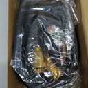 Flexi Hose Lightweight Expandable Garden Hose, 25FT -Retractable Garden Hose, Water Hose - No-Kink Flexibility, 3/4 Inch Solid Brass Fittings and Double Latex Core (Black)