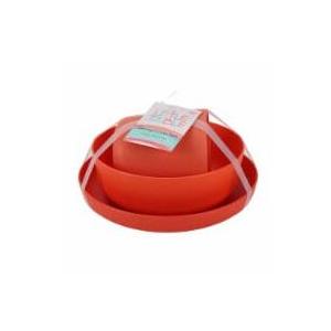 Little Table Poly Pro Dinnerware Set- Reds, 3 pc