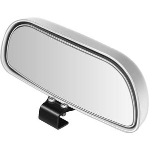 Blind Spot Mirror for Car, HD Glass Convex Wide Angle Blindspot Rear View Mirrors, Adjustable Clip On Car Side Mirror for Trucks SUVs Jeep RVs, Fits Max 0.16in/0.4cm Framed Mirrors