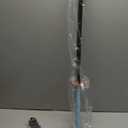 RENGENG Light Up Muichiro Sword, 40 Inches Rechargeable Plastic Anime Replica with Belt & Stand, Original Texture Anime Sword