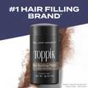 Toppik Hair Building Fibers, Fill In Fine or Thinning Hair Instantly Thicker, Fuller Looking Hair, Med Brown