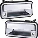 APPERFiT All Metal Exterior Door Handle (Chrome) Compatible with 1995-2000 Chevrolet Chevy Tahoe Suburban C1500 C2500 C3500 K1500 K2500 K3500 GMC Yukon Replaces 15742229 15742230
