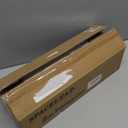 SPACELEAD Slim Storage Cart 4 Tier, Bathroom Organizer Rolling Utility, Mobile Shelving Unit Slide Out for Office, Kitchen, Laundry Room & Narrow Places, White