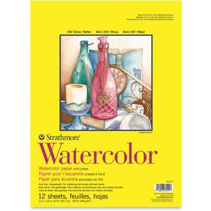Strathmore Watercolor Paper Pad 11x15-12 Sheets And Printworks Multipurpose Paper