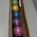 Pointyard 28" Croquet Set for 6 Players - Premium Wooden Mallets, Colored Balls & Carry Bag - Outdoor Games for Adults/Families at Lawn, Beach, Yard Game,Anti-Slip Handle (Natural Wood-with Grip Tape)