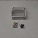 Outdoor Waterproof Electrical Box Junction Box Weatherproof IP67 ABS Plastic Enclosure Switch Router Project Box Electronics DIY Enclosure With Mounting Plate Wall Bracket Grey 8.6"x6.6"x4.3"